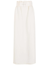 ADRIANA DEGREAS PAPERBAG WAIST MAXI SKIRT