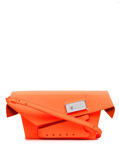 Maison Margiela Snatched Shoulder Bag In Orange