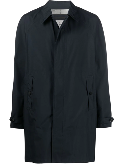 Woolrich Fitted Shirt Jacket In Blau