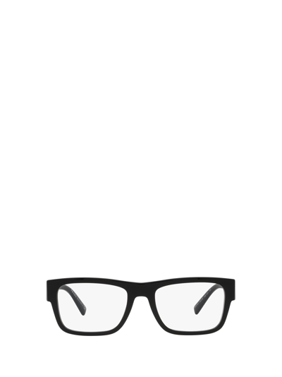 Prada Pr 15yv Black Male Eyeglasses