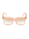 Celine 49mm Round Cat Eye Sunglasses In Pink