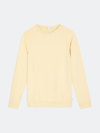Onia Man French Cotton-blend Terry Sweatshirt In Yellow
