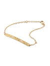 Elizabeth Moore Women's Infinity 18k Yellow Gold & Diamond Bar Bracelet