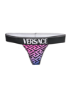 VERSACE WOMEN'S GRECA SIGNATURE THONG