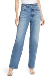 Ag Clove High Waist Straight Leg Jeans In Venice Canal