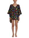 MOSCHINO CAFTAN WITH ALL OVER LOGO PRINT