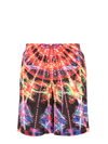 Dolce & Gabbana Illumination Print Swim Shorts In Multicolor