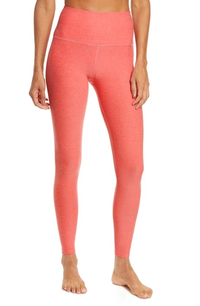 Beyond Yoga Spacedye Caught In The Midi High Waisted Legging In Pink