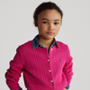 Polo Ralph Lauren Kids' Mini-cable Cotton Cardigan In Accent Pink
