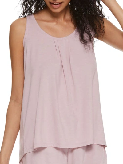 Bare Necessities Relax, Recharge, Recycled Knit Tank In Rose