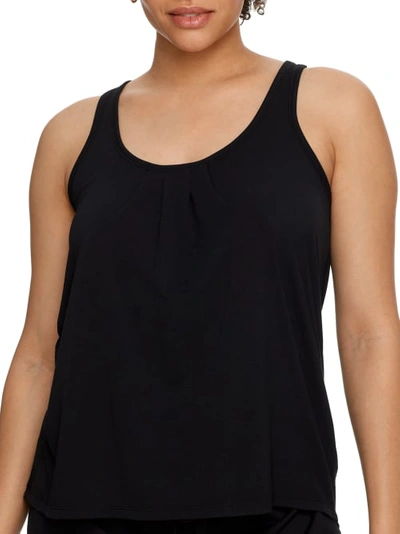 Bare Necessities Relax, Recharge, Recycled Knit Tank In Black