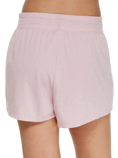 Bare Necessities Relax, Recharge, Recycled Knit Shorts In Rose