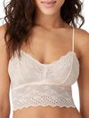 B.tempt'd By Wacoal Inspired Eyelet Bralette In Pale Peach