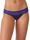 B.tempt'd By Wacoal Lace Kiss Bikini In Beacon Blue