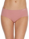 Calvin Klein Invisibles Hipster In Red Grape