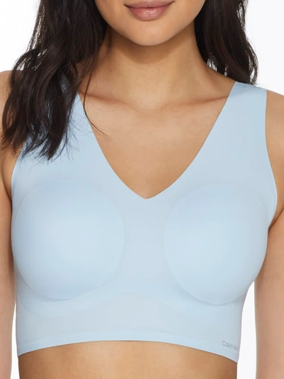 Calvin Klein Invisibles Smoothing Longline Bralette In Rain Dance