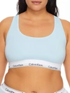 Calvin Klein Plus Size Modern Cotton Bralette In Rain Dance