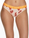 Calvin Klein Ck One Cotton Thong In Coral Corsage