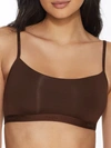 Calvin Klein Women's Form To Body Unlined Bralette Qf6757 In Umber