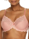 Chantelle Rive Gauche Side Support Bra In Rose Tutu