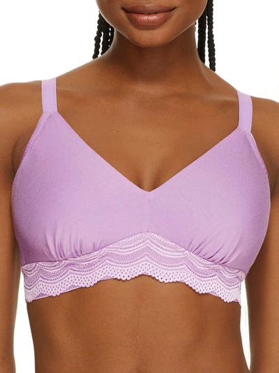 Cosabella Ceylon Curvy Modal Bralette In Icy Violet