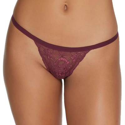 Cosabella Never Say Never Skimpie G-string In Vino