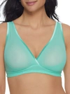 Cosabella Soire Curvy Sheer Mesh Bralette In Ghana Green