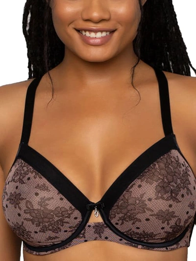 Curvy Couture All You Mesh Bra In Chantilly