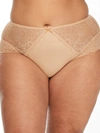 Dita Von Teese Fiamma Lace High-waist Brief In Sunglow