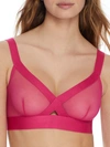 Dkny Sheers Bralette In Raspberry