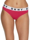 Dkny Cozy Boyfriend Thong In Raspberry