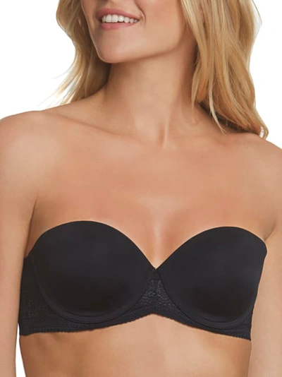 Dominique Women's Tessa Lace Strapless Convertible Bra In Black