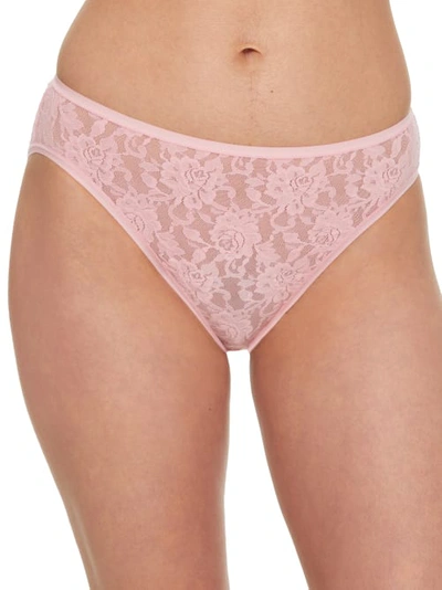 Hanky Panky Signature Lace Hi-cut Brief In Pink Lemonade