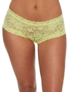 Hanky Panky Daily Lace Boyshort In Lime Zest