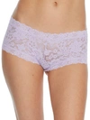 Hanky Panky Daily Lace Boyshorts In Lilac Bloom