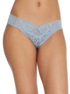 Hanky Panky Daily Lace V-kini In Grey Mist