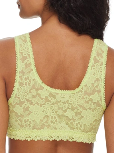 Hanky Panky Daily Lace Scoop Neck Bralette In Lime Zest