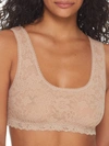 Hanky Panky Daily Lace Scoop Neck Bralette In Taupe
