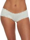 Hanky Panky Cotton With A Conscience Boyshort In Cucumber