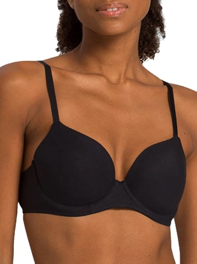 Hanro Cotton Sensation T-shirt Bra In Black