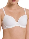 Hanro Cotton Sensation T-shirt Bra In White