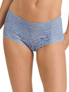 Hanro Luxury Moments Boyshort In Blue Moon