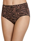 Jockey Women's No Panty Line Hip Brief Underwear 1372 In Striations