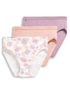 Jockey Elance Breathe French Cut Brief 3-pack In Purple,peach Multi