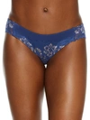 Maidenform Comfort Devotion Lace Tanga In Navy Eclipse,gold