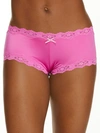 Maidenform Scalloped Lace Hipster In Fuchsia Feather,pink