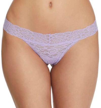Maidenform Sexy Must Have Lace Thong In Sweetened Lilac