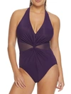 Miraclesuit Illusionists Wrapture One-piece In Sangria