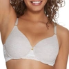 Natori Bliss Perfection Contour Underwire Soft Stretch Padded T-shirt Everyday Bra (38d) Women's In Heather Marble