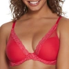 Natori Feathers Underwire Contour Bra In Sunset Coral